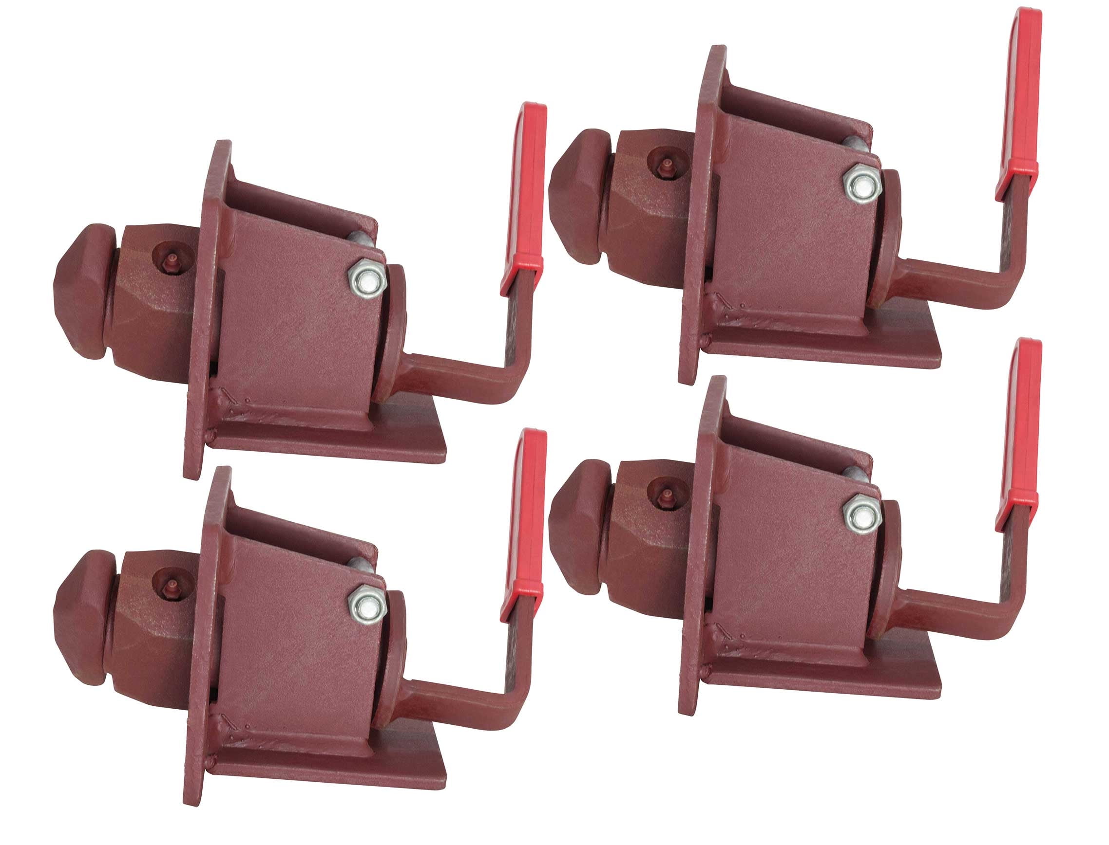 (4 Pack Sea and Rail Shipping Container Manual Twist Lock for Chassis