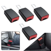 4 Pack Seat Belt Buckle Extender for Cars, Car Seatbelt Buckle Extension Buckle Up,ABS+Metal
