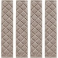 thumbnail image 1 of 4 Pack Seat Belt Cover Extra Long Seat Belt Pads for Car Soft Comfort Shoulder Strap Covers Harness Pads Helps Protect Your Neck and Shoulder(10.6 Inch,Khaki), 1 of 13
