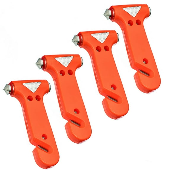 (4 Pack) Seatbelt Cutter Window Breaker Emergency Escape Multi Tool