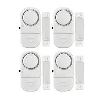 4-Pack Security Window Door Entry Home Protection Alarm Burglar Alert Magnetic Sensor
