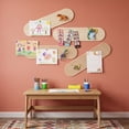 thumbnail image 1 of 4 Pack Self-Adhesive Bulletin Board Strips Cork Style Photo Pin Display for Wall Decor Office Bedroom, 1 of 6