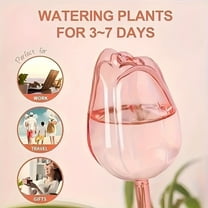 4 Pack Self-Watering Plant Spikes Automatic Vacation Watering System Effortless Care For Indoor Outdoor Potted Plants Shaped Bulbs