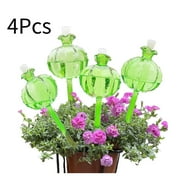 4 Pack Self Watering Planter Insert,Plant Watering Devices,Cactus Plant Watering Bulbs,Plant Watering Globes (Green,9.84Inch)