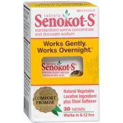 4 Pack - Senokot-S Tablets 30 ea