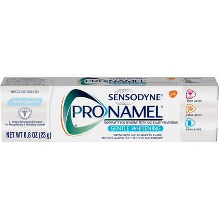 4 Pack Sensodyne Pronamel Gentle Whitening Travel Size Toothpaste 0.8 ounce each