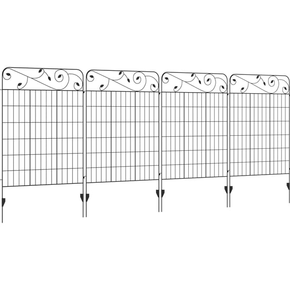 4-Pack Set - Interlocking and Sturdy - Patio, Garden / Ensures Stability and Easy Assembly