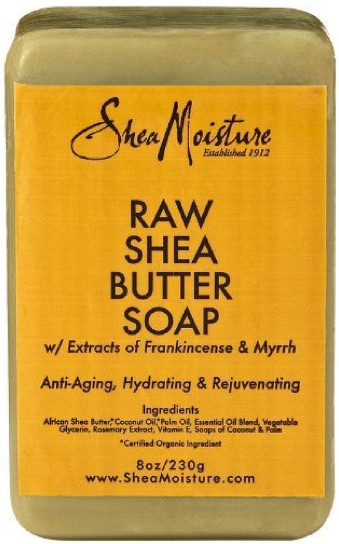 4 Pack - Shea Moisture Raw Shea Butter Bar Soap 8 oz 