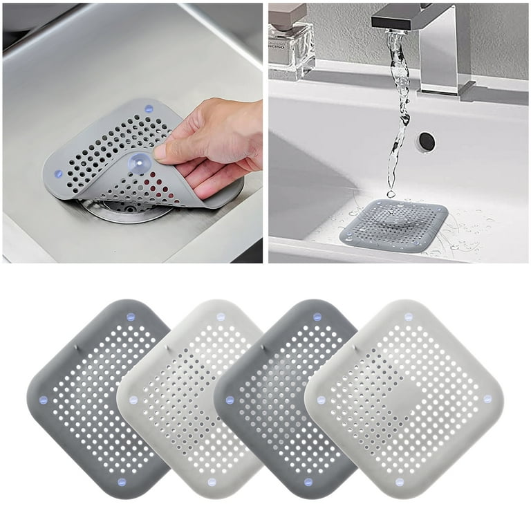 4 Pack Shower Drain Hair Catcher, Bathtub Sink Strainer 4 Pack Shower Drain Hair Catcher, Bathtub Sink Strainer