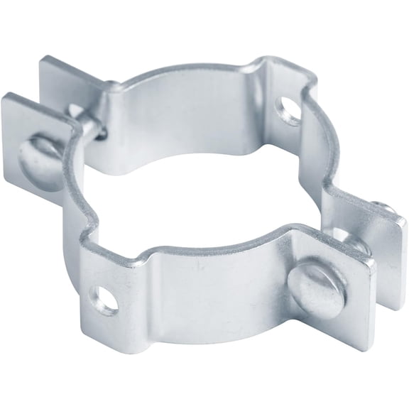 4 Pack Sign Mounting Bracket for OD 2-3/8"Round Pipe Post Back to Back Metal Street Support Hardware