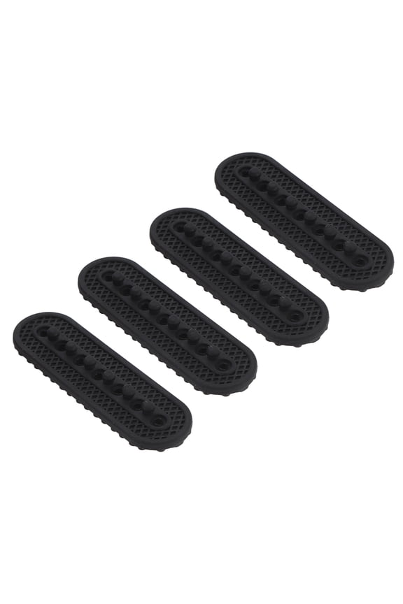 4-Pack Silicone Baseball Cap Hat Size Extender Strap, Adjustable Replacement Buckle for Snapback Repair