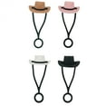 thumbnail image 1 of 4 Pack Silicone Cowboy Hat Straw Lid, Compatible With Stanley Cup 30-40 Oz, Cute Fun Rolling Straw Lid Unisex Gift Accessories For Big Kids, 1 of 7