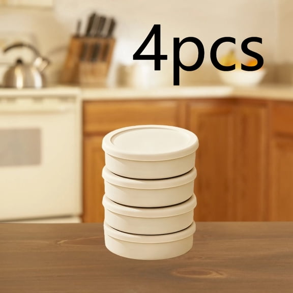 4 Pack Silicone Food Storage Containers, BPA Free Reusable Small Snack Containers, Freezer Storage with Airtight Lids, Leak Proof for Food Storage, Beef patty packaging box