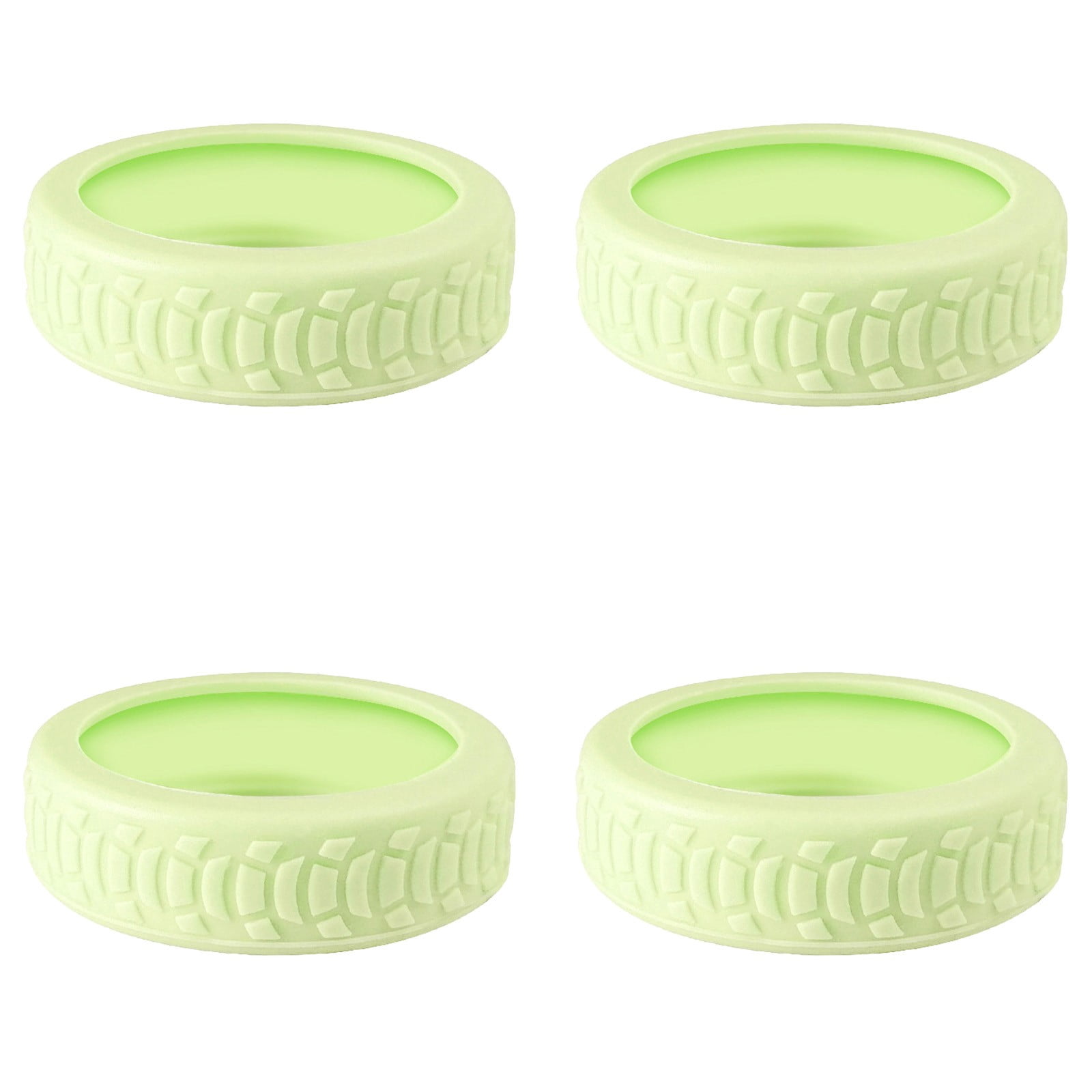 4 Pack Silicone Luggage Wheel Covers for 2-2.4 Inch Spinner Wheels ...