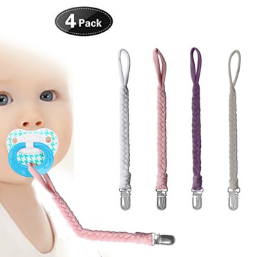 Dirbabi Pacifier Clip Holder For Baby Boy And Girl, Soft...