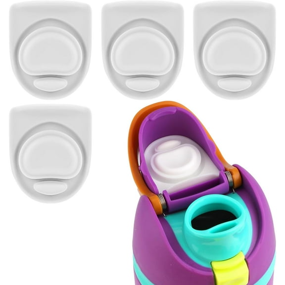 4-Pack Silicone Replacement Stoppers for Owala FreeSip Water Bottles - BPA-Free Leak-Proof Seals