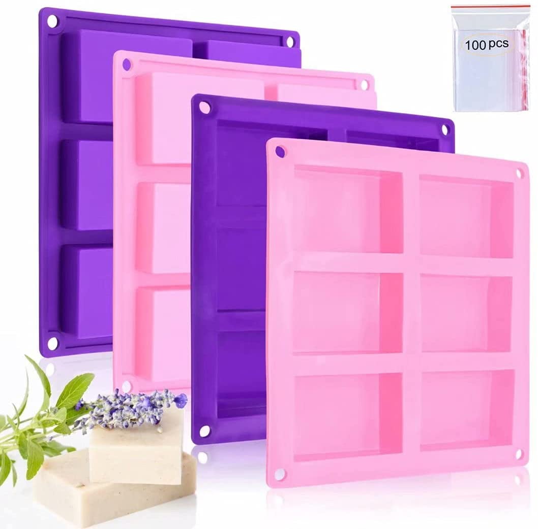 Marguerite Flower Soap Molds Silicone Rectangle DIY Mould for Soap Making