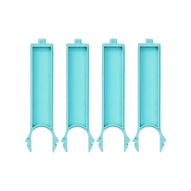 4-Pack Silicone Wire Rack Stackers – Space-Saving Vertical Organizer ...