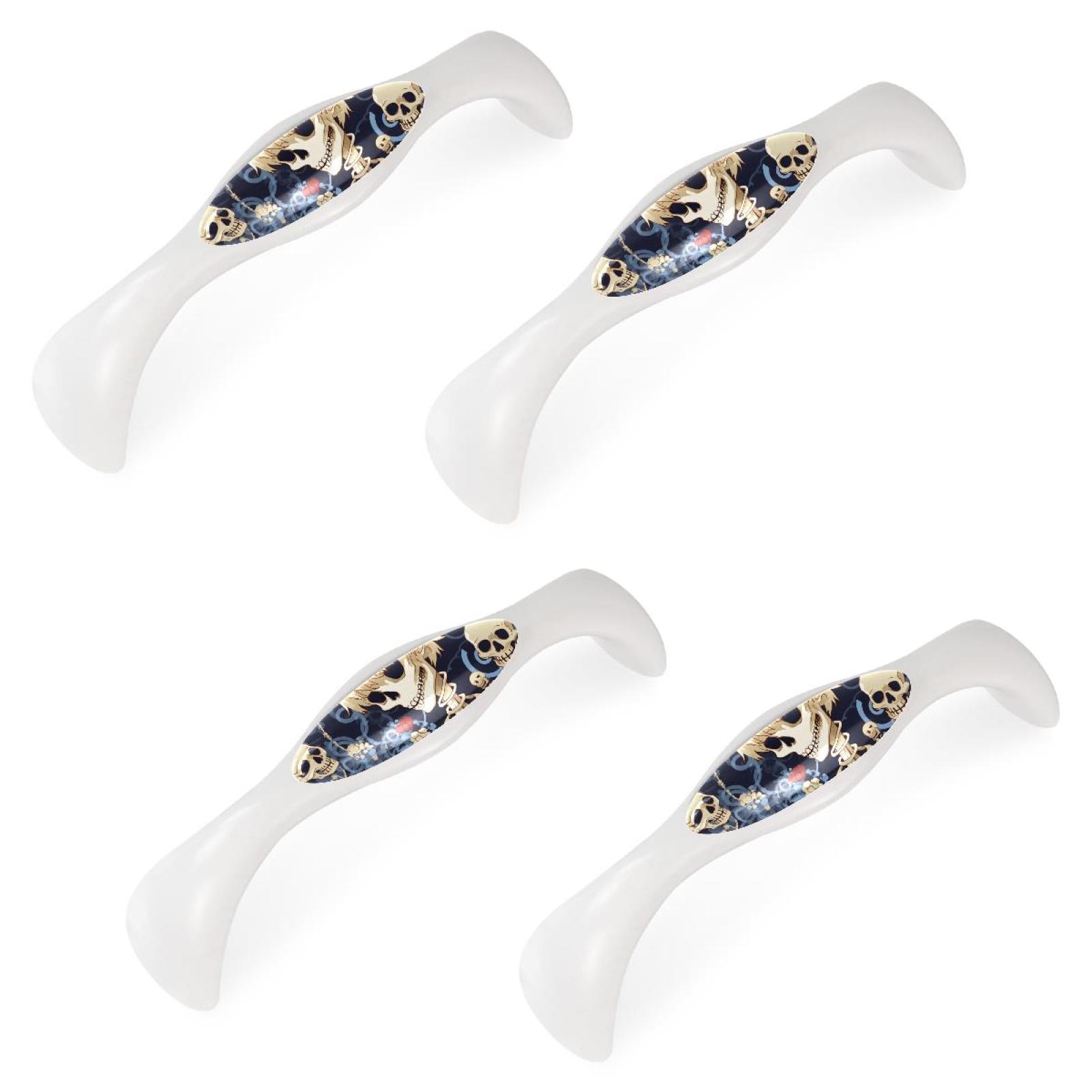 Skeleton Drawers 4 Pack Skeleton Drawer Pulls Kitchen Cabinet Hardware Cabinet Pull ...