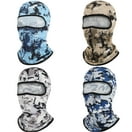 3 Pieces Ski Mask Balaclava Full Face Mask for Men Women Windproof Balaclava Sun Protection Breathable Face Cover,black