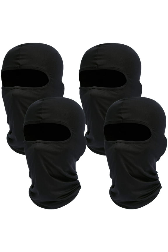 4 Pack Ski Mask for Men Full Face Cover Sun Protection Face Mask Balaclava Mask for Outdoor