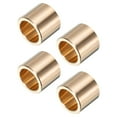 thumbnail image 1 of 4 Pack Sleeve Bearings 3/4" Bore x 1" OD x 7/8" Length Self-Lubricating Brass Bushing, 1 of 5