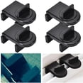 thumbnail image 1 of 4 Pack Sliding Window Locks, TRIANU Baby Window Security Locks Adjustable Window Wedge Window Stoppers Anti Theft Door Frame Stop Bars for Child Safety, Black, 1 of 9
