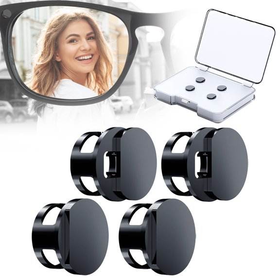 4 Pack Slim LED Indicator Covers, Push Fit Plastic Light Block Shades Compatible with Smart Glasses
