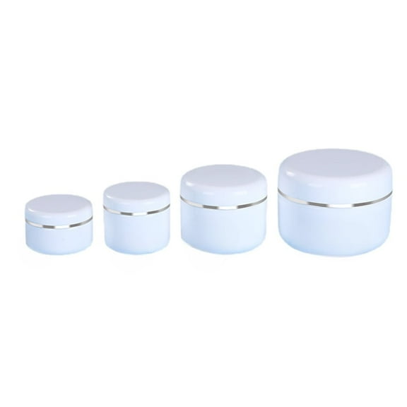 4 Pack Small Cosmetic Containers with Lids Travel Jars for Cream/Lotion（20g/30g/50g/100g）