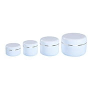 4 Pack Small Cosmetic Containers with Lids Travel Jars for Cream/Lotion 20g/30g/50g/100g