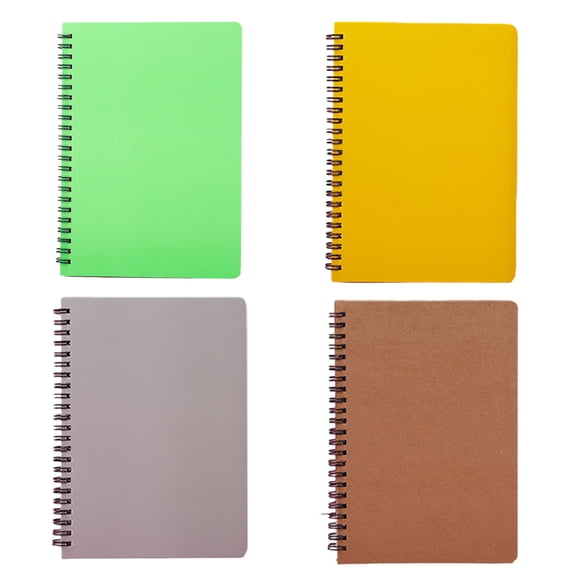 4-Pack Small Spiral Notebook5.7x4.1, 80 Sheets Per Notepad, College Ruled Lined Paper for Office Supplies, Classroom Notes, Students, Teachers, Nurses