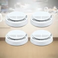 thumbnail image 1 of 4 Pack Smoke Detector Home Security Sensor Alert Alarm, 1 of 10