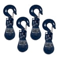 thumbnail image 1 of 4 Pack Snatch Block with Hook WLL 3 Ton 3" Sheave 3/8 Inch Wire Rope Wrecker Roll Back Recovery, 1 of 9