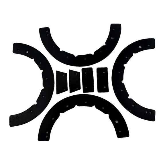 4 Pack Snow Blower Paddle Rubber Replacement High Performance for Professional Yard Machines Winter