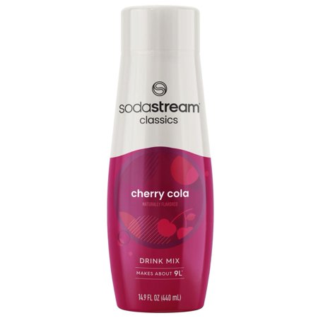 4 Pack SodaStream Cherry Cola Soda Mix, 14.8 Fl. Oz. Each