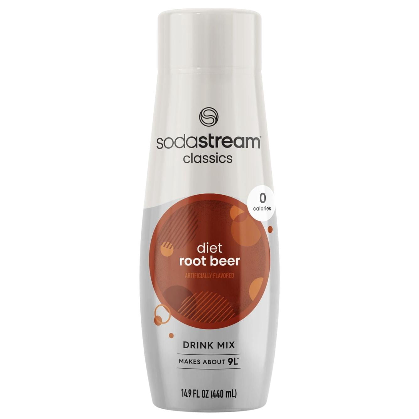 4 Pack SodaStream Diet Root Beer Flavor Mix, 14.8 Fl Oz Each