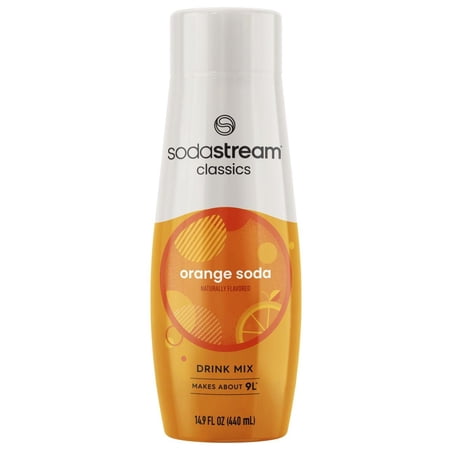 4 Pack SodaStream Orange Drink Mix, 14.8 Fl. Oz. Each