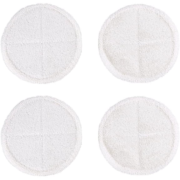 4 Pack Soft Contact Mop Pads Replacement For Bissell Spinwave Compatible 2039A 2124 Powered Hard Floor Mop