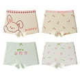 thumbnail image 1 of 4 Pack Soft Cotton Girls Underwear Comfort Toddler Boyshort Panties Kids Boxer Briefs Hipster Cute Undies Size 14 Years, 1 of 3