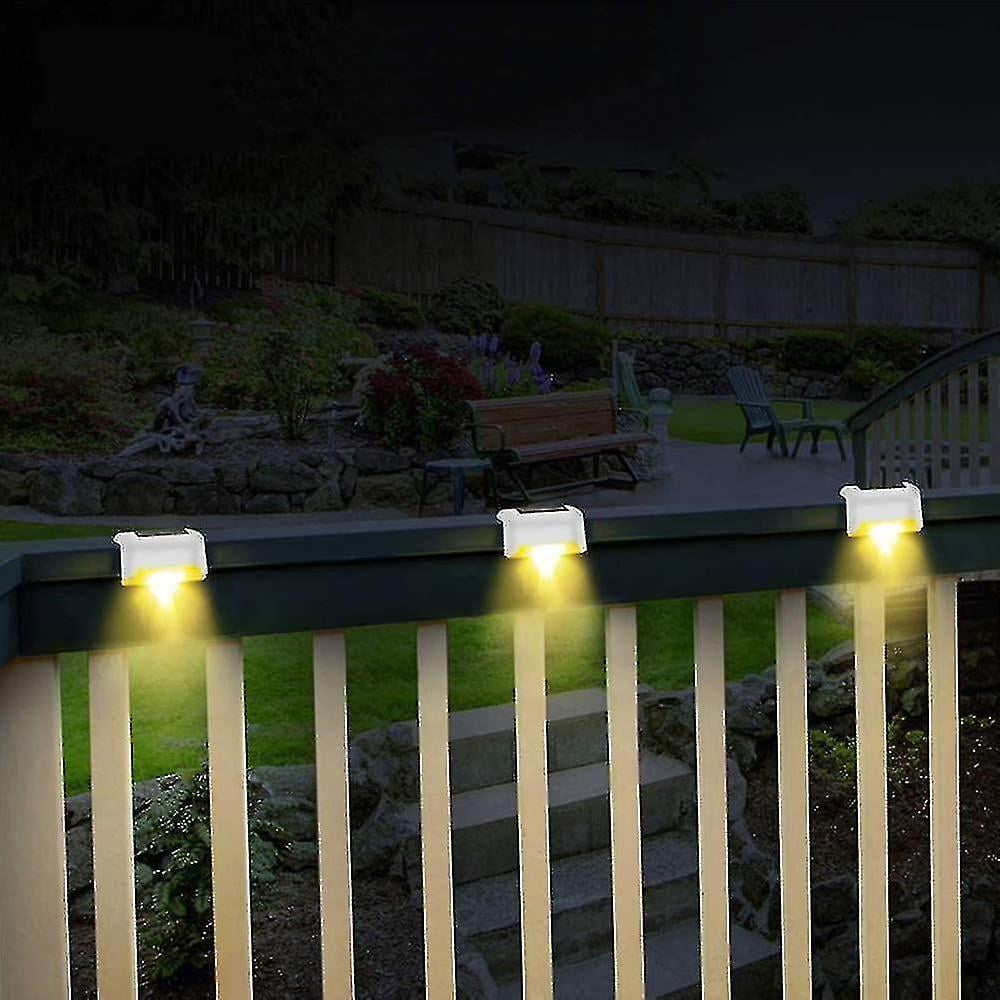 Luci Solari Per Esterni LED - Faretto Da Giardino E Deck Impermeabile - Design Ricaricabile Ad Energia Solare - Dimensioni 10,5x5x4,7cm