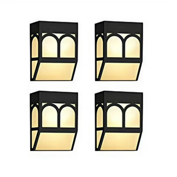 Kanstar Solar LED Deck Step Lights Color Changing Waterproof 4 Pack