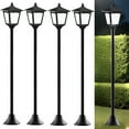 thumbnail image 1 of 4 Pack Solar Lamp Post Lights with Dusk to Dawn Sensor – 40" Waterproof LED for Pathways, Garden, Yard, Patio, Driveway, 1 of 7