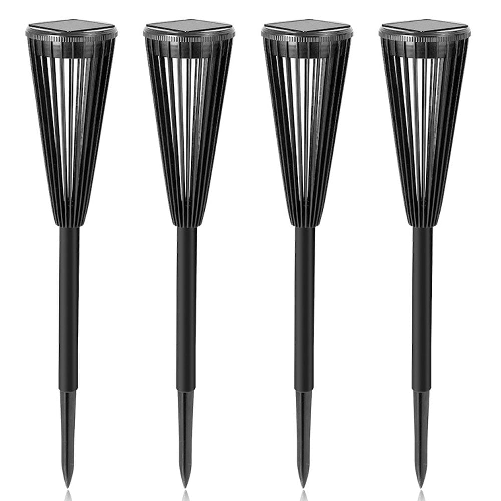 4 Pack Solar Outdoor Lights, Landscape Pathway Lights Warm/White LED