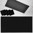 thumbnail image 1 of 4 Pack Solid Color Fluorescent Light Covers for Ceiling Lights Black Magnetic Ceiling Light Covers Overhead Light Filters for Office Classroom Home, 1 of 9