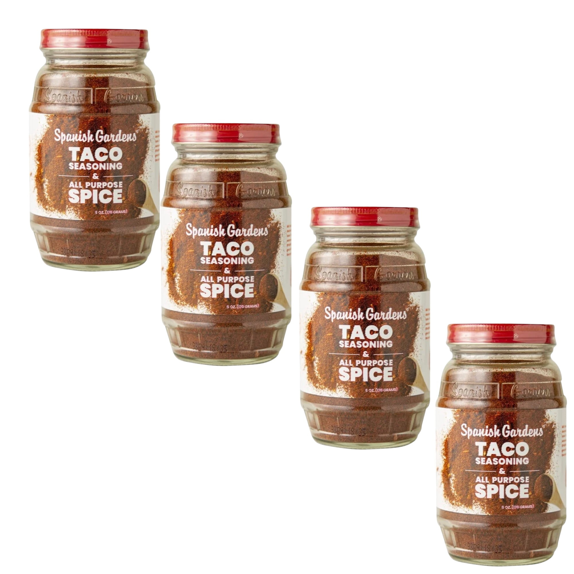 ( 4 Pack ) Spanish Gardens Mild Taco Seasoning & All Purpose Spice, 6 ...