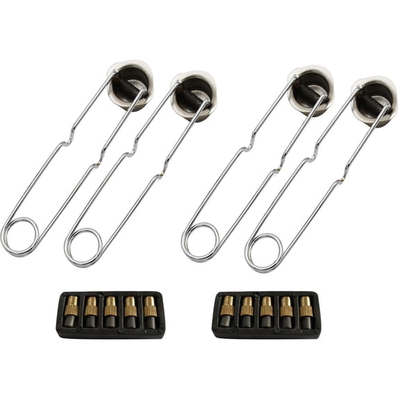4 Pack Spark Torch Igniter Single Flint Spark Lighter for Propane Kitchen Torch Starter with 10pcs Free Flints
