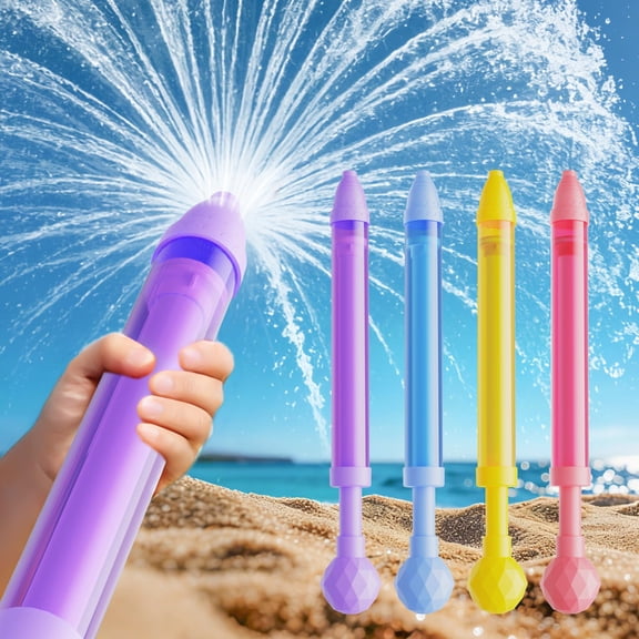 4 Pack Sparkle Burst Water Blasters, For Pool, Beach, Backyard Outdoor Play Ages 4-12