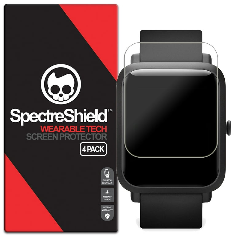 4 Pack Spectre Shield Screen Protector for Amazfit Bip S Case Friendly Accessories Flexible Full Coverage Clear TPU Film
