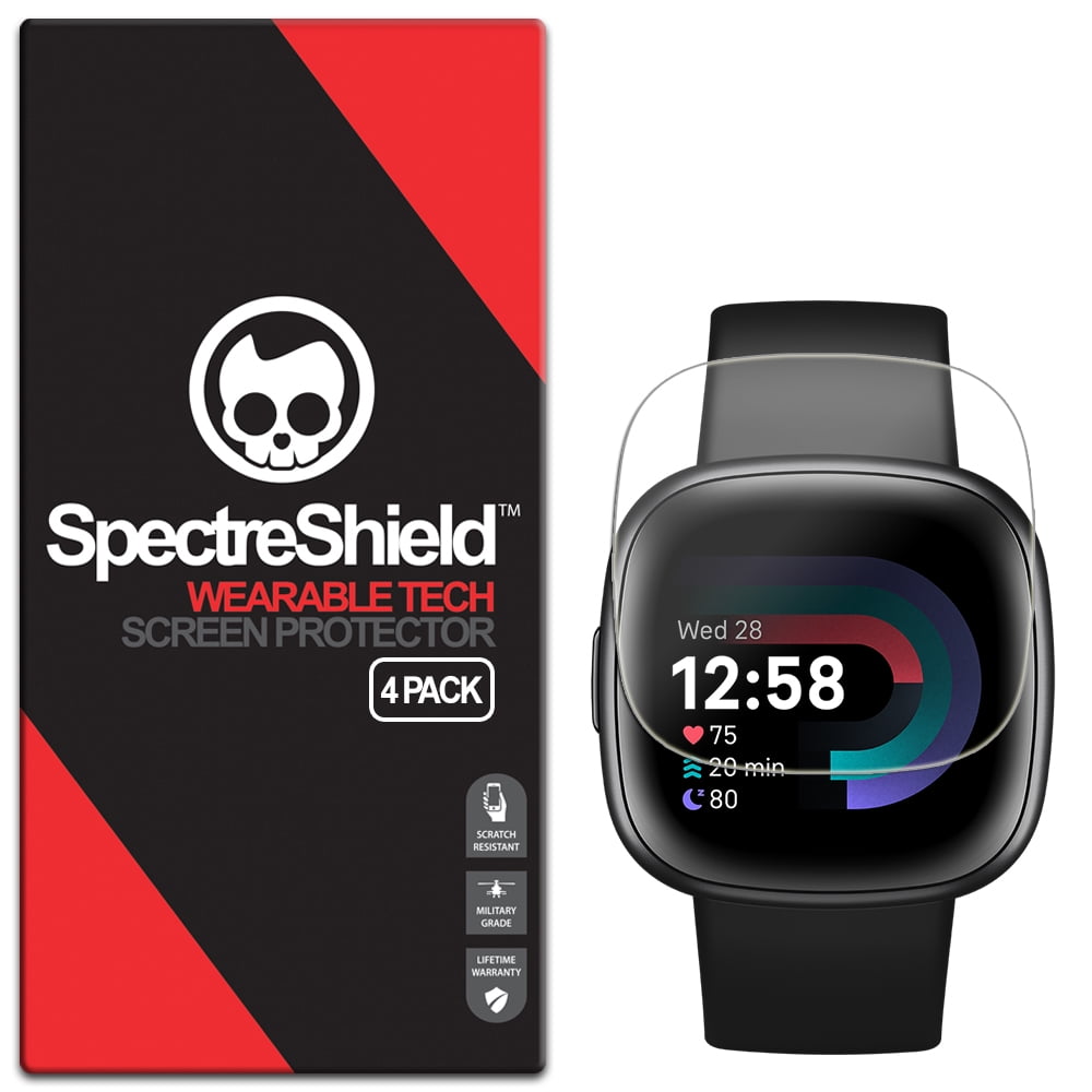 [4Pack] SpectreShield Screen Protector for Fitbit Versa 4 Screen