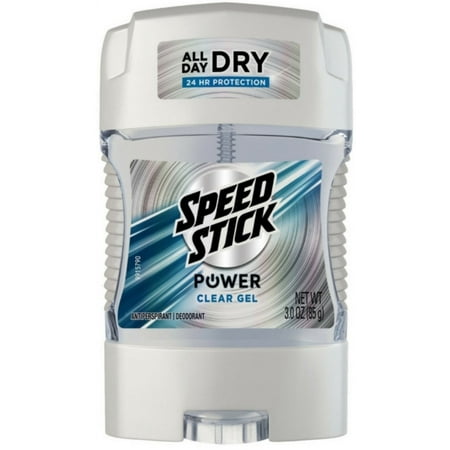 4 Pack - Speed Stick Anti-Perspirant Deodorant Power Clear Gel 3 oz